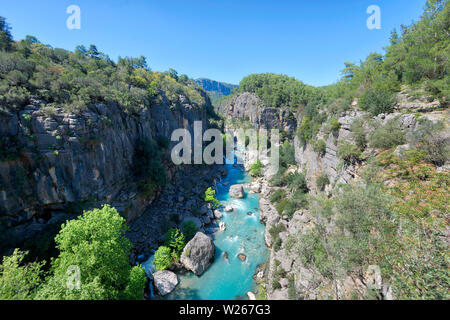 Tazi canyon del fiume blu presa in aprile 2019rn' presi in hdr Foto Stock