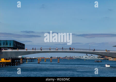 Il ponte Inderhavnsbroen a Copenhagen, in Danimarca la città capitale della Foto Stock