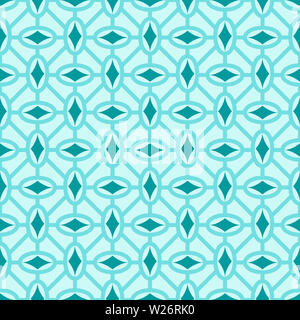 Vintage Allover geometrica Pattern Foto Stock