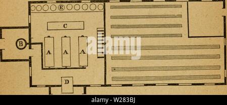Immagine di archivio da pagina 352 del casaro's manuale; una pratica. Il casaro's manuale; una pratica Treatise on il caseificio dairymansmanualp00stufare Anno: 1888 CHEfiS:fi MAKIi(i" aste 347 fissata al collare di travi del tetto. Un ice cham- ber o, che è di gran lunga migliore, uno del ghiaccio e a freddo macchine aria ora fatte e di essere approvvigionati per una modica somma, è necessaria per controllare la temperatura in estate. Il più ampio regime di ventilazione approfondita sono indispensabili. Lo spazio al piano inferiore richiesto per manufactur- ing sarà di circa quaranta piedi di lunghezza. Questa è separata dal resto della Foto Stock