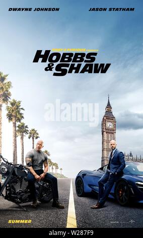 FAST & Furious presenta: HOBBS & Shaw (2019). Credito: Universal Pictures / Album Foto Stock