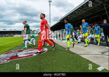 6 luglio 2019 Dordrecht, Paesi Bassi Soccer match di preseason FC Dordrecht v Feyenoord Foto Stock