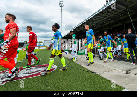 6 luglio 2019 Dordrecht, Paesi Bassi Soccer match di preseason FC Dordrecht v Feyenoord Foto Stock