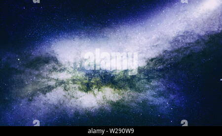 Starfield stardust e nebula lo spazio. Galaxy background creativo. Gli elementi di questa immagine fornita dalla NASA. Foto Stock