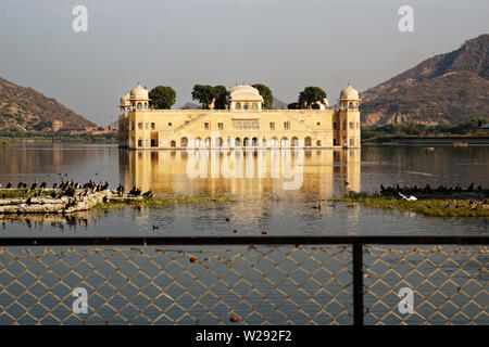 Jal Mahal di Jaipur, Rajasthan, India Foto Stock