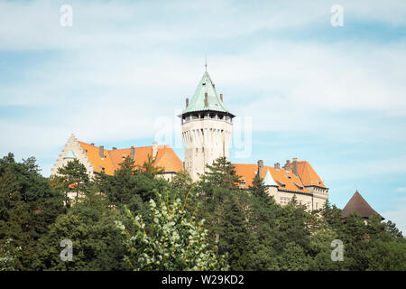 Castello di Smolenice in Piccoli Carpazi, Slovacchia Foto Stock