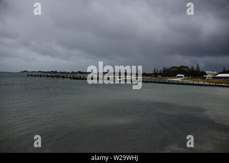 Rottnest Island Marina, Perth Western Australia Foto Stock