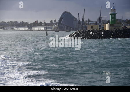 Rottnest Island Marina, Perth Western Australia Foto Stock