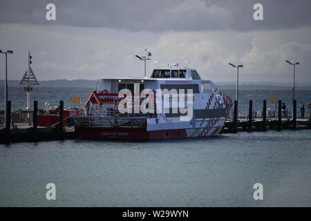 Rottnest Island Marina, Perth Western Australia Foto Stock