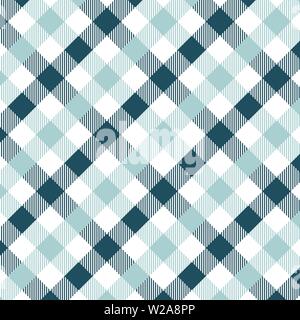 La luce blu e grigio Gingham pattern. Texture da per - plaid, tovaglie, abiti, camicie, abiti, carta, biancheria da letto, coperte, piumini e altri texti Illustrazione Vettoriale