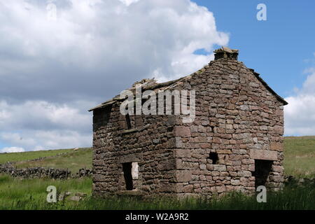 Abbandonata la costruzione di pietra Foto Stock