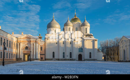 San Sophia Cattedrale - la più antica chiesa russa è stata costruita nel 1045-1050 gg. Novgorod. La Russia Foto Stock