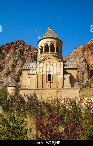 Armenia, Noravank canyon, Noravank Monastero Complesso Surp Astvatsatsin Chiesa Foto Stock