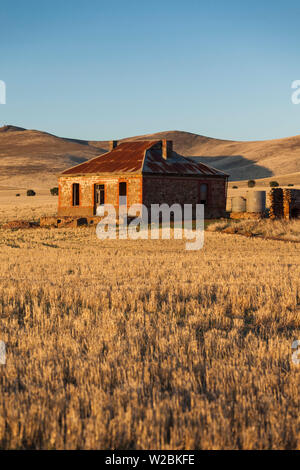 In Australia, in Sud Australia, Burra, rame ex città mineraria, abbandonato homestead Foto Stock