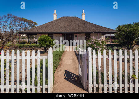 In Australia, in Sud Australia, Yorke Peninsula, Kadina, Azienda agricola capannone Museo, Casa Matta, casa storica, esterna Foto Stock