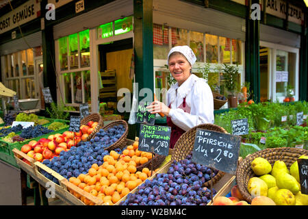 Naschmarkt, Vienna, Austria, Europa Centrale Foto Stock