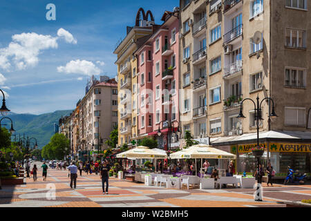 La Bulgaria, Sofia, Vitosha Boulevaard, strada pedonale Foto Stock