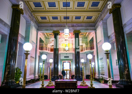 Canada Quebec, Montreal, Bank of Montreal, buildling interno Foto Stock