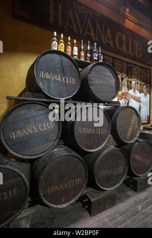 Havana Club museum, Habana Vieja, Havana, Cuba Foto Stock