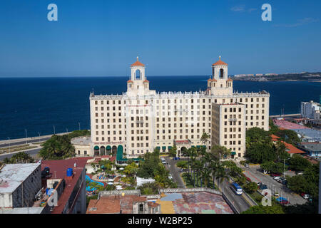 Lo storico Hotel Nacional, Vedado, Havana, Cuba Foto Stock
