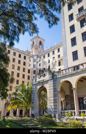 Lo storico Hotel Nacional, Vedado, Havana, Cuba Foto Stock