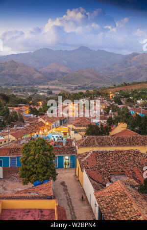 Cuba, Trinidad, vista di Trinidad Foto Stock