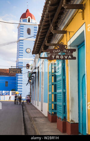 Cuba, Sancti Spiritus, Sancti Spiritus, Casa del trova Foto Stock