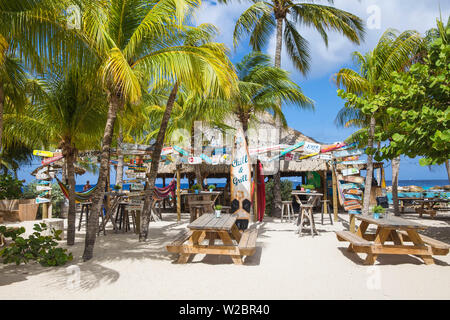 Curacao Willemstad, Seaquarium beach, noto anche come il Mambo beach Foto Stock