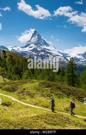 Il Cervino, Zermatt, Vallese, Svizzera Foto Stock