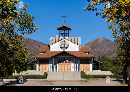 Il Cile, Los Andes, Santuario de Santa Teresita de Los Andes, Memorial Church Foto Stock