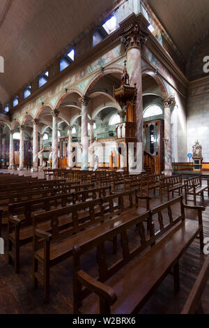 Il Cile, Andacollo, il Templo Grande O Basilica Chiesa, interno Foto Stock