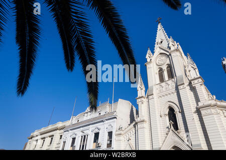 Il Cile, Antofagasta, Plaza Colon, Iglesia Catedral San Jose, esterna Foto Stock