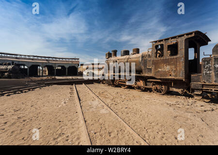 Il Cile, Baquedano, stazione ferroviaria e museo Foto Stock