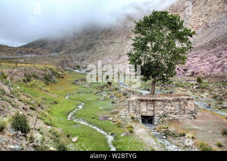 Oytagh valley, Kizilsu Prefettura, Xinjiang Uyghur Regione autonoma, Cina Foto Stock