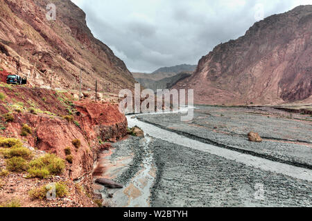 Oytagh valley, Kizilsu Prefettura, Xinjiang Uyghur Regione autonoma, Cina Foto Stock