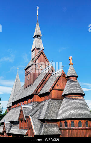 Gustav Adolf doga Chiesa, Hahnenklee, Goslar, montagna Harz, Bassa Sassonia, Germania Foto Stock