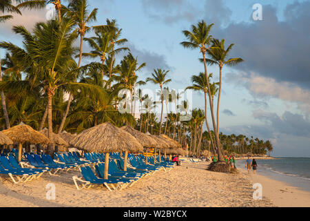 Repubblica Dominicana, Punta Cana, Playa Cabeza de Toro Foto Stock