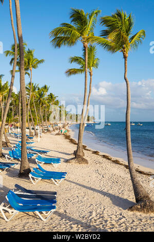 Repubblica Dominicana, Punta Cana, Playa Cabeza de Toro Foto Stock