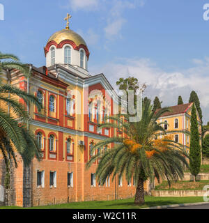 Il nuovo monastero di Athos, New Athos, Abkhazia, Georgia Foto Stock