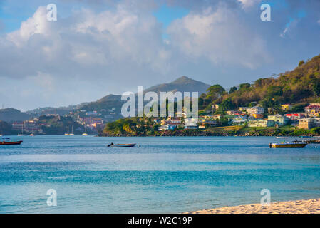 Caraibi, Grenada, Grand Anse Bay, Grand Anse Beach Foto Stock