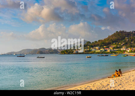 Caraibi, Grenada, Grand Anse Bay, Grand Anse Beach Foto Stock