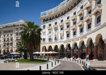 La Grecia e la Macedonia centrale regione di Salonicco, Piazza Aristotelous, buildlings Foto Stock