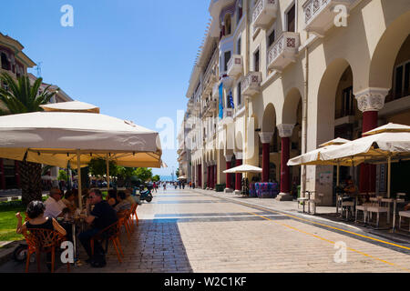 La Grecia e la Macedonia centrale regione di Salonicco, Piazza Aristotelous, buildlings Foto Stock