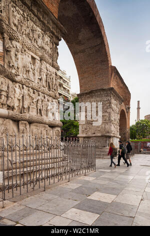 La Grecia e la Macedonia centrale regione, Salonicco, Arco di Galerio, b. 303 ANNUNCIO Foto Stock