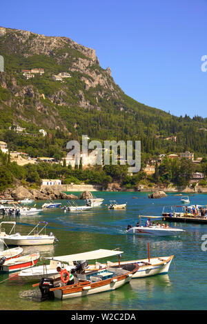 Palaiokastritsa, CORFU, ISOLE IONIE, isole greche, Grecia, Europa Foto Stock