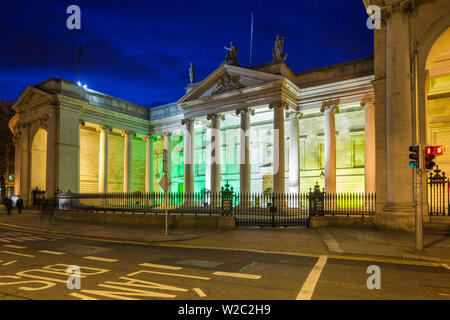 Irlanda, Dublino, Bank of Ireland, esterno, alba Foto Stock