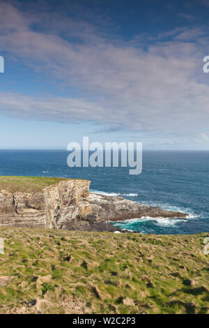 L'Irlanda, nella contea di Cork, testa di Mezzana Penisola, Mizen Head paesaggio Foto Stock