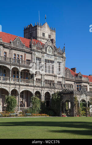 India, Himachal Pradesh, Shimla, Obervatory Hil, ex Viceregal Lodge - ex residenza del viceré britannico dell India, ora l'Istituto di Studi Avanzati Foto Stock