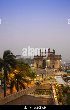 India Maharashtra, Mumbai, vista del Gateway of India Foto Stock