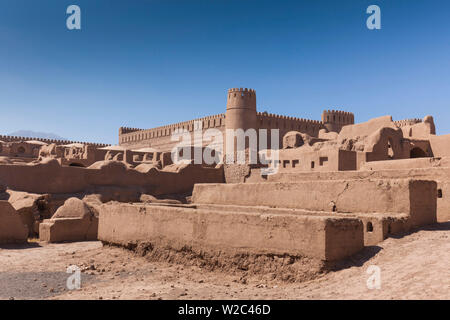 Iran Iran sudorientale, Rayen, Arg e Rayen, antica cittadella di adobe Foto Stock